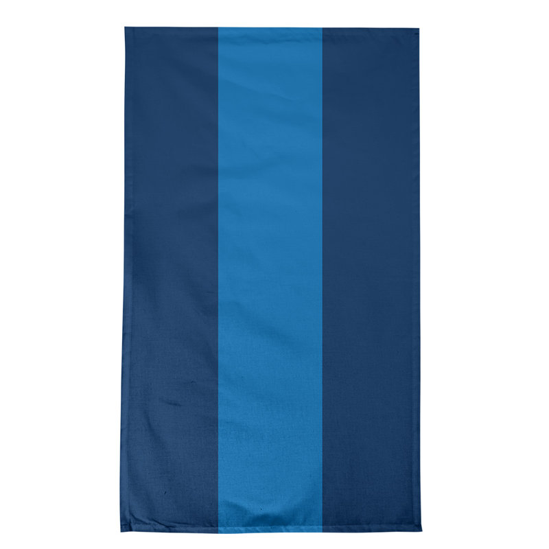 Serviette de thé basket Philadelphia, Bleu marine / bleu / bleu marine, Coton