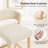 26.2"H Mid-Century Upholstered Linen Counter Stool With Solid Wood Frame-647992132