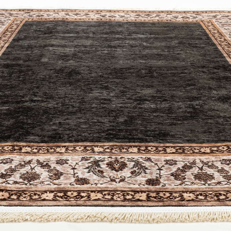 Alfa Rich Clorene Ultra-Thin Oriental Beige Green Washable Non-Slip Area Rugs for Living Room, Runner 2'11'' x 4'11''