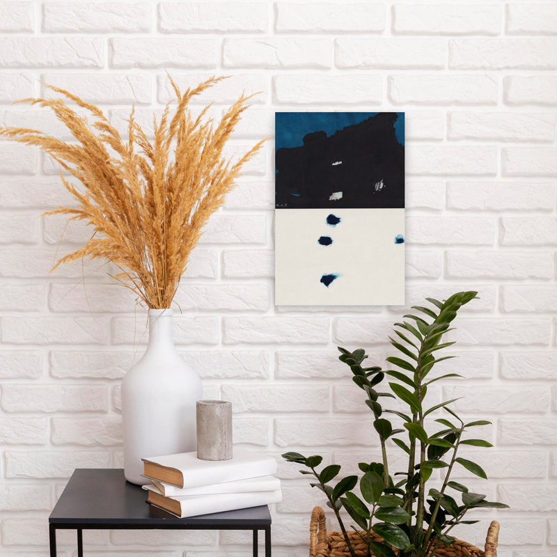 Contemporary Art Abstract Contemporary Modern Landscape Mountain Wall Art - Wrapped Canvas Print, 45.72cm H x 30.48cm W