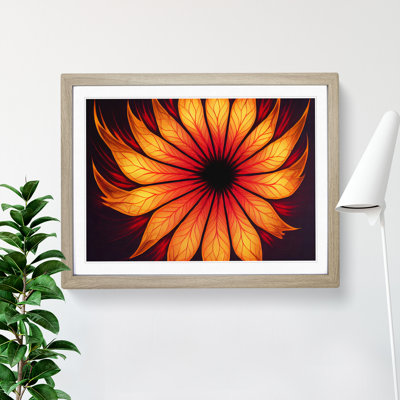 Delicious Modern Flower Abstract 1 Piece Single Picture Frame Wall Art