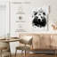 Tête d'ours Brampt noir et blanc-108446928