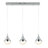 Yuika 1 - Light Chrome/White LED Pendant