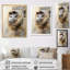 Portrait de gorille beige III sur toile-1428169141-1486332642