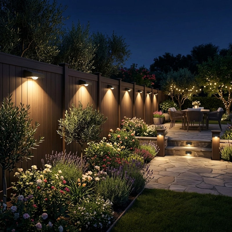 Natural Solar Powered Deck Light