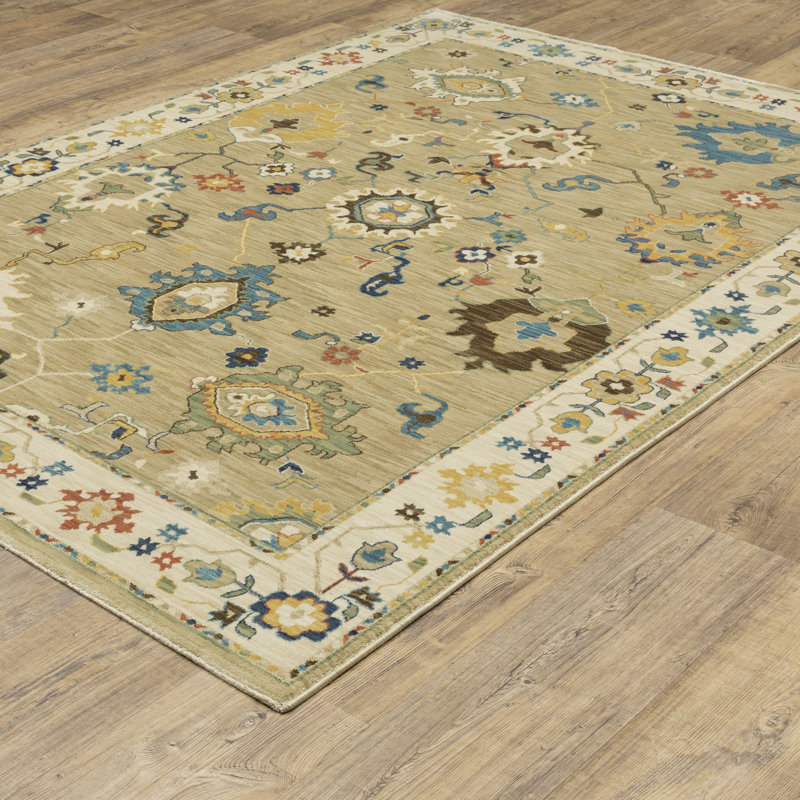 Oriental Indoor Rug, Rectangle 6'7" x 9'6"