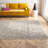 Cambrai Geometric Light Gray/Dark Blue Area Rug-1155218752