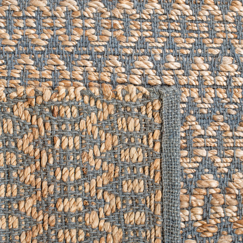 Tapis à motif géométrique en laine Cirencester, Rectangle de 6 pi x 9 pi