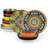 SIMI 18 Piece Stoneware Dinnerware Set, Service For 6