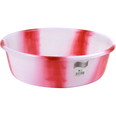 Tie-Dye Colour Plastic Round Wash Basin