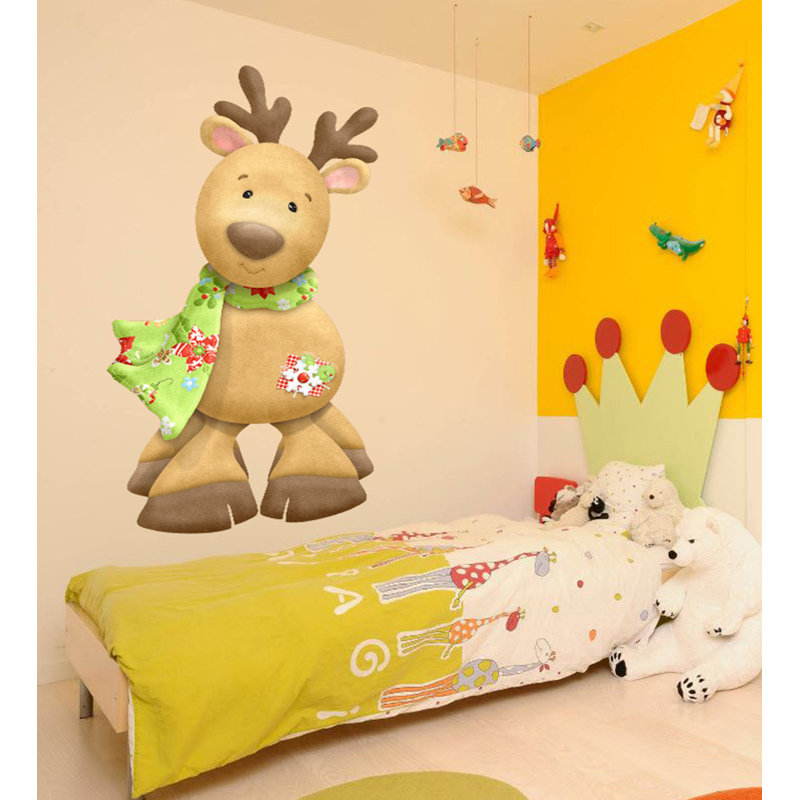 Animals Wall Decal, 78" H x 46" W