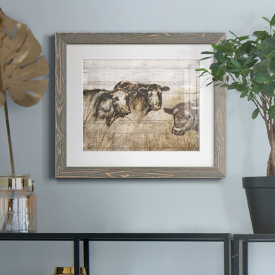 " Sepia Cows "