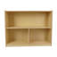 Bibliothèque de luxe divisée à 3 compartiments Birch, hauteur 28 "