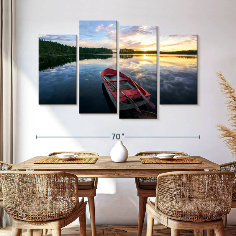 Mehar Scenic Lake Boat, 42" H x 68" W