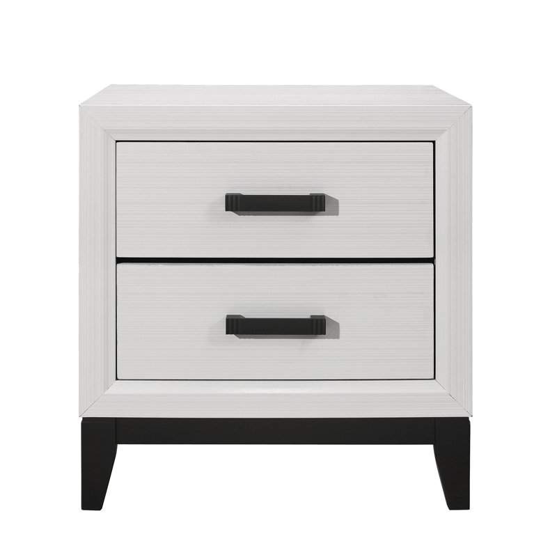 MIRAGE WHITE NIGHTSTAND