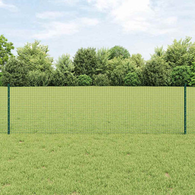 Vidaxl Fence With Posts Steel