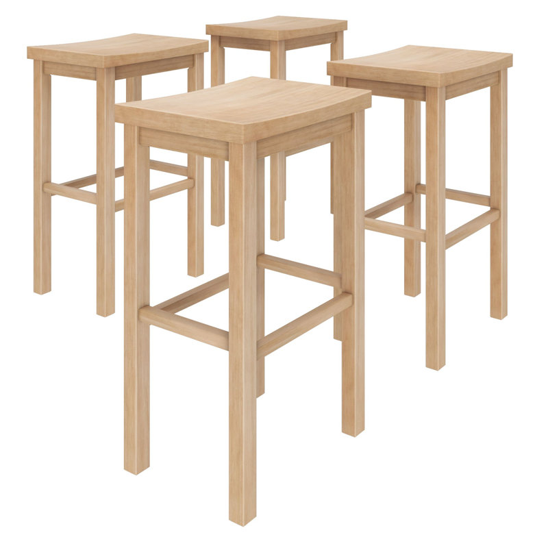 Stool Bar Height (30in) - 4 pack, Blonde, Blonde