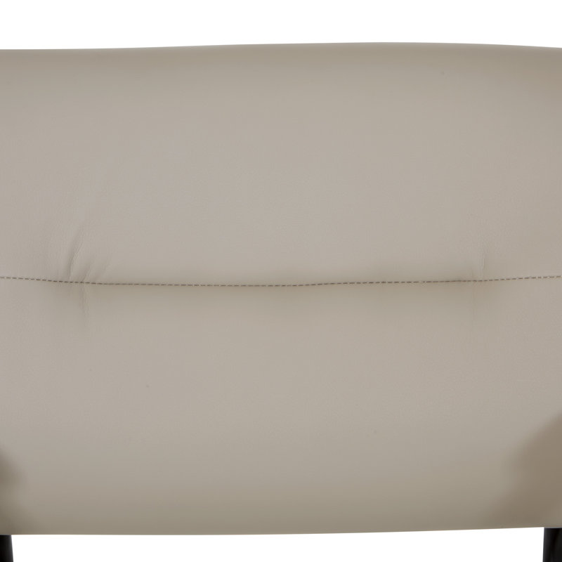 Lanny Faux Leather Seat Waiting Room Chair, Taupe