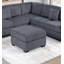 Canapé modulaire avec repose-pieds