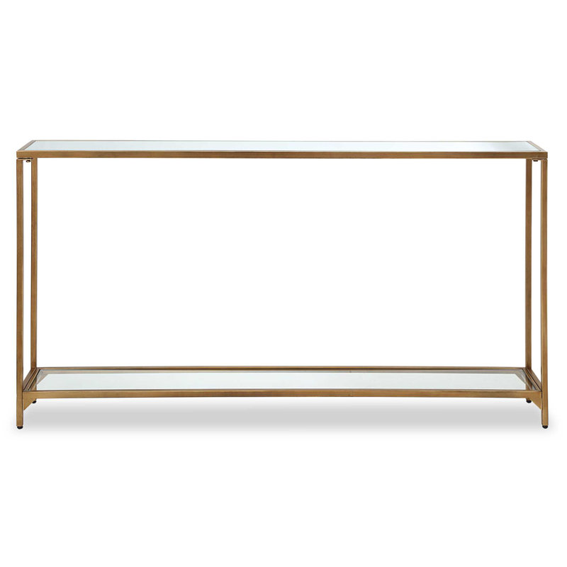 Charlie-Adam 56'' Console Table, Gold, 30" H x 56" W x 8" D