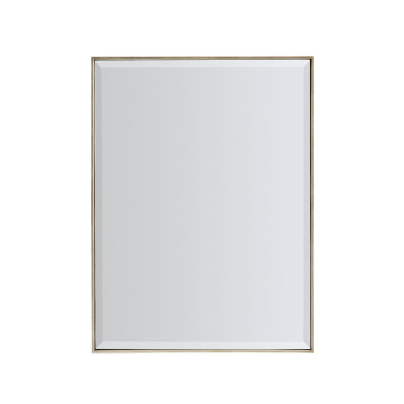 Remix Flat Metal Beveled Wall Mirror