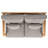 Clairmont Teakwood Patio Loveseat-1187069197