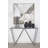 Conant 46'' Glass Top Console Table