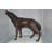 Jorgenson Howling Wolf Bronze Statue -  Size: 40"L x 10"W x 32"H.