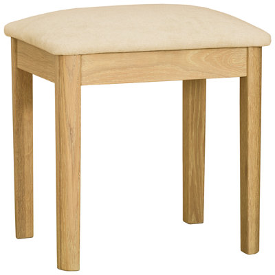 Solid + Manufactured Wood Accent Stool