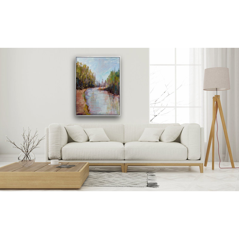 WILD TRANQUILITY WILD TRANQUILITY - Unframed Print on Canvas, 24" H x 20" W x 1.75" D, Brown Framed Canvas