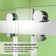 72'' - 76'' W x 76'' H Shower Door with Clear Glass