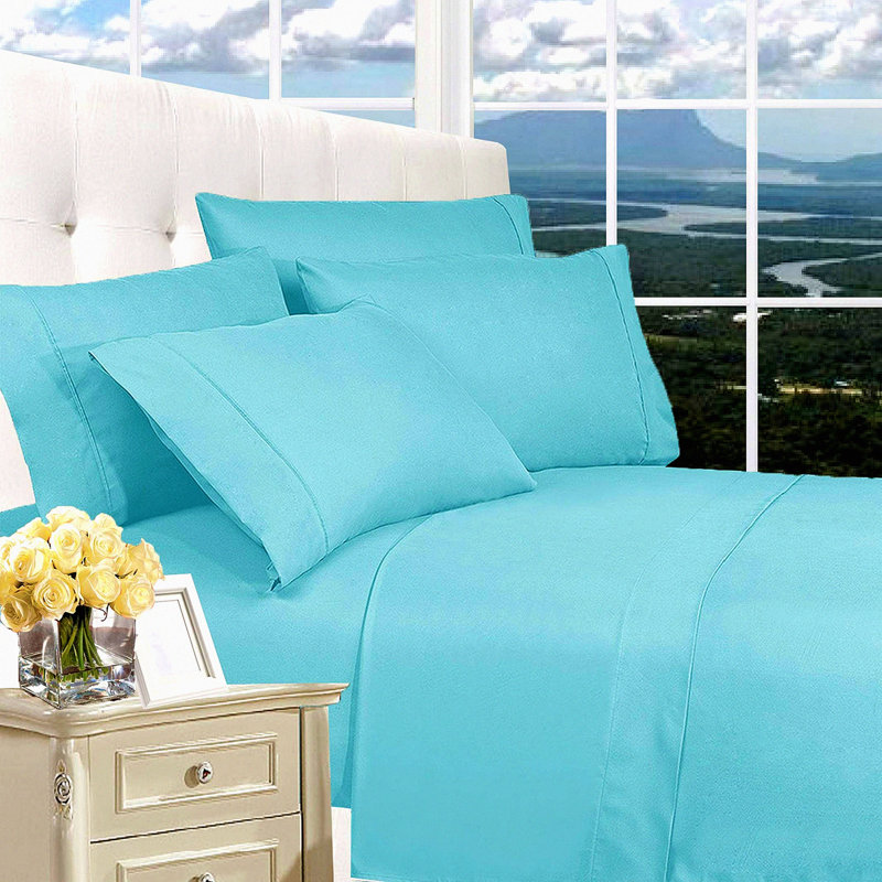 Premier Comfort 1800 Luxury Bedding Set - Wrinkle-Free Sheets with Deep Pockets - Hotel Quality 4-Piece Bed Sheet Set, Gray