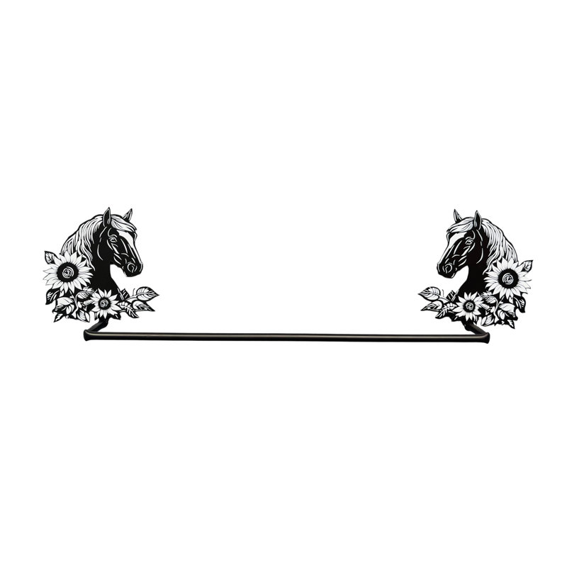 Porte-serviettes à fleurs