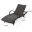 SALEM PE WICKER CHAISE LOUNGE WITH ARM