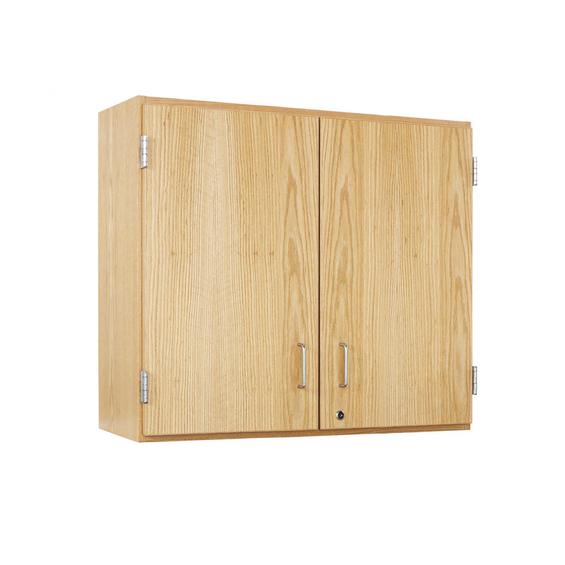 Armoire de salle de bain avec 2 portes chêne