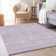 Premium Machine Washable Prisco Lilac Rug