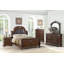Mobilier de chambre à coucher de style traditionnel avec tête de lit capitonnée capitonnée et capitonnée-1643058984