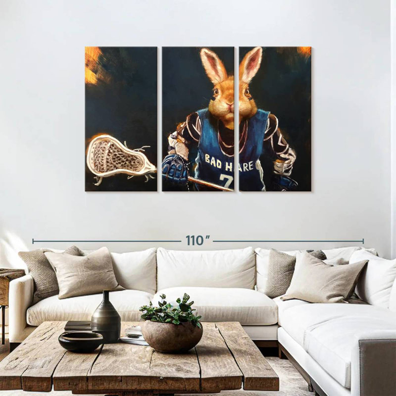 Brampt Game Face, 48" H x 74" W