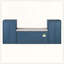 Banc de rangement tout-en-un avec coussin, compartiments, tiroirs et tablettes ouvertes, banc de rangement-129506414