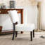 Fauteuil d'appoint capitonné en cuir avec sièges surdimensionnés Roundhill Furniture-1199226697