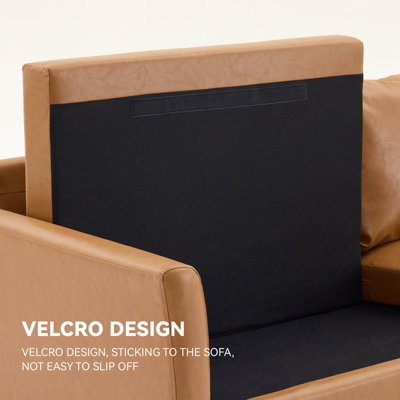80.3'' Faux Leather Sofa