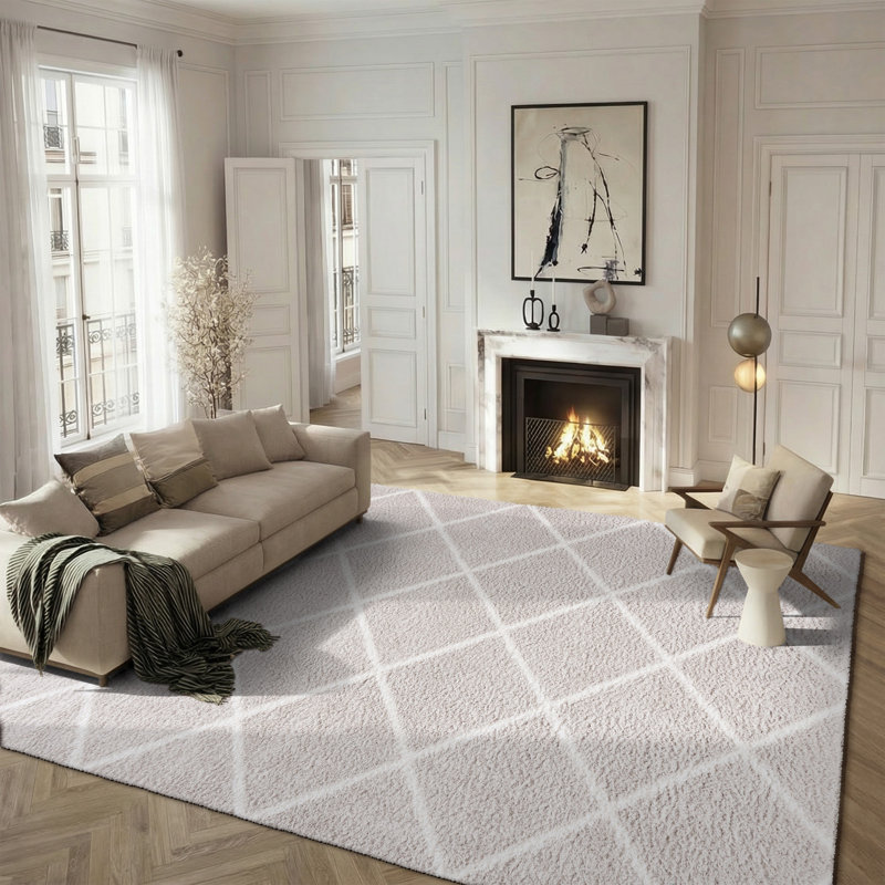 Tahoe Shag Performance Geometric Rug, Rectangle 8' x 10'