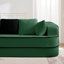 Canapé de 77,2 po en tissu pelucheux sans assemblage de 32,2 po d'épaisseur, sans assemblage, canapé moelleux et confortable, canapé-lit, conception contrastée, esthétique symétrique, pour le salon-2038320252