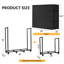 124.46 W Acier, Polyester/Nylon