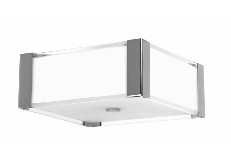 Plafonnier encastré 3 lumières Cayson, Nickel brossé