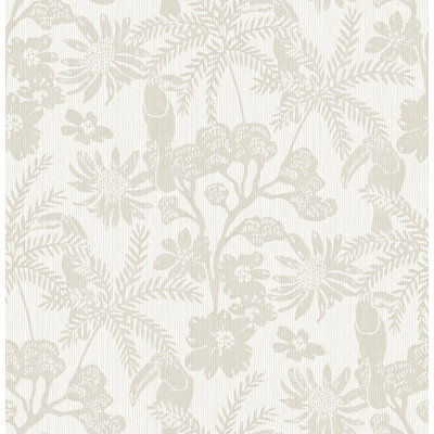 Papier peint jacaranda taupe