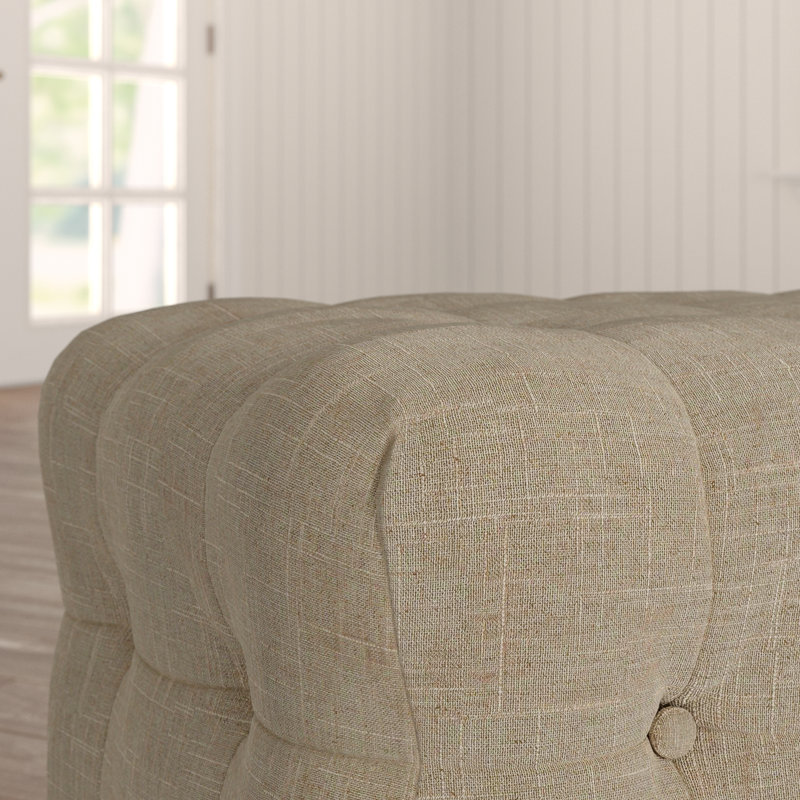 Banc rembourré Huskins, Beige
