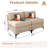 50.4'' Wicker Outdoor Loveseat, Outdoor Patio Sofa-942353196