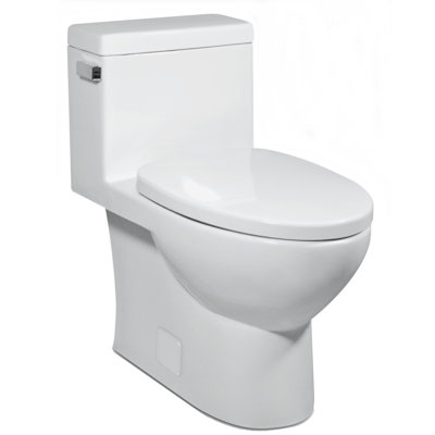 Icera Vista 1.28 GPF Elongated Comfort Height Chair Height Floor Mounted with Seat Included Toilet