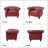 Tangie 40" Upholstered Sofa-405648420